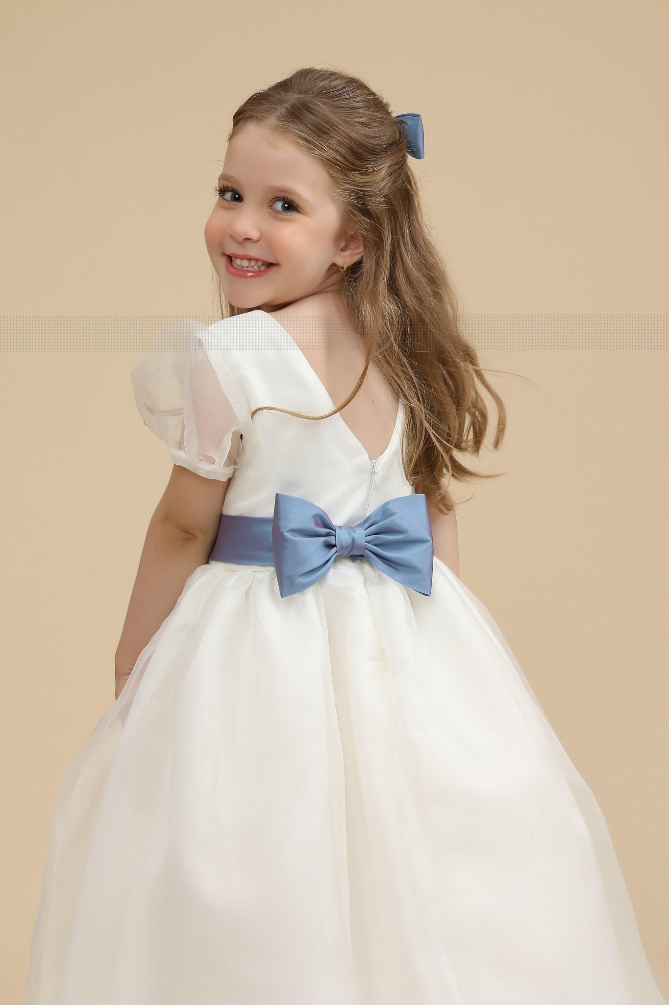 Laço Vestido De Dama Simples Azul Serenity Aluguel De Vestido De